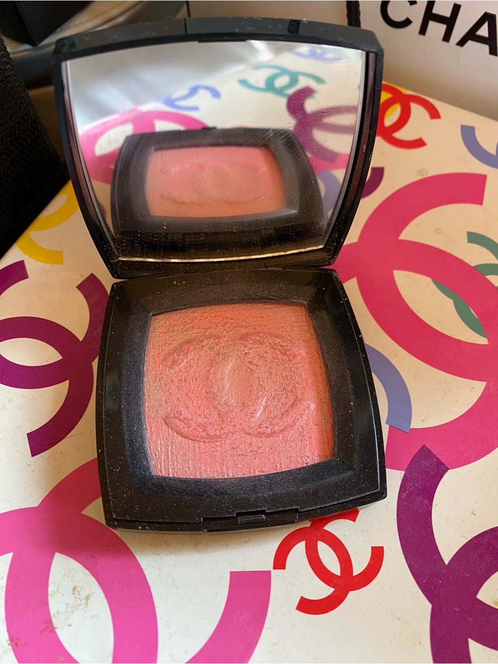 CHANEL Radiant Coral-Pink Cheek Blush